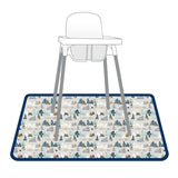 Adventure Awaits Splash Mat - A Waterproof Catch-All for Highchair Spills and More! from BapronBaby