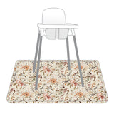 Delilah Floral Splash Mat - A Waterproof Catch-All for Highchair Spills and More! from BapronBaby