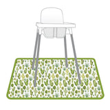 Desert Cactus Splash Mat - A Waterproof Catch-All for Highchair Spills and More! from BapronBaby