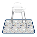 Desert Dinos Splash Mat - A Waterproof Catch-All for Highchair Spills and More! from BapronBaby