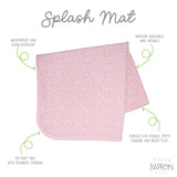 Dino Friends - Blush Splash Mat - A Waterproof Catch-All for Highchair Spills and More! from BapronBaby