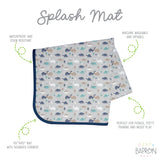 Desert Dinos Splash Mat - A Waterproof Catch-All for Highchair Spills and More! from BapronBaby