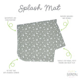 Forest Friends Splash Mat - A Waterproof Catch-All for Highchair Spills and More! from BapronBaby