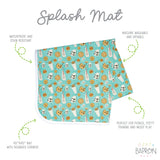 Cookies & Milk Splash Mat - A Waterproof Catch-All for Highchair Spills and More! from BapronBaby
