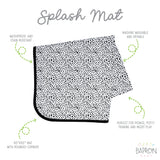 Organic Dot Splash Mat - A Waterproof Catch-All for Highchair Spills and More! from BapronBaby