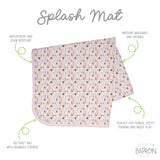Pink Ice Cream Splash Mat - A Waterproof Catch-All for Highchair Spills and More! from BapronBaby