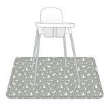 Forest Friends Splash Mat - A Waterproof Catch-All for Highchair Spills and More! from BapronBaby