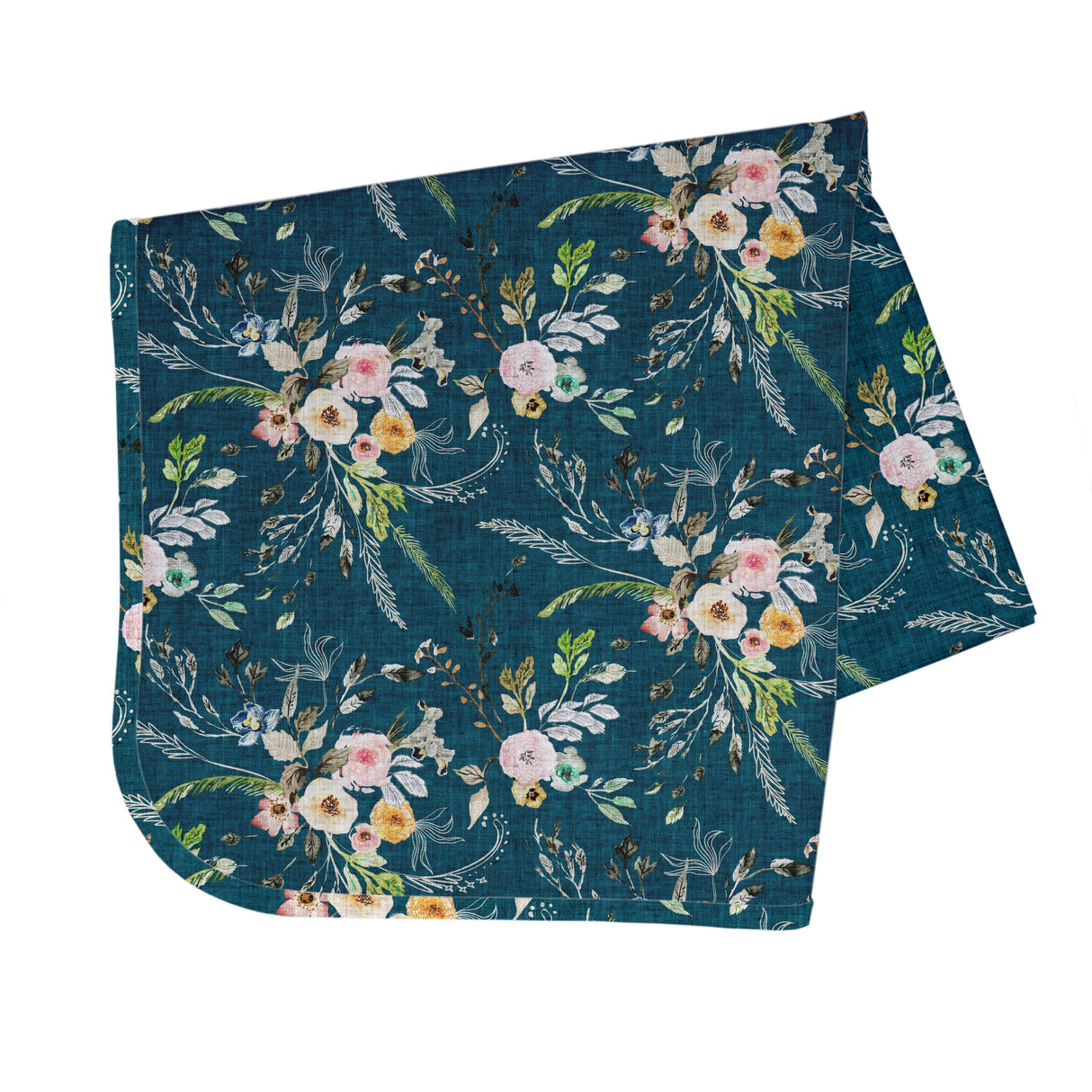 Boho Floral Splash Mat - A Waterproof Catch-All for Highchair Spills and More! from BapronBaby