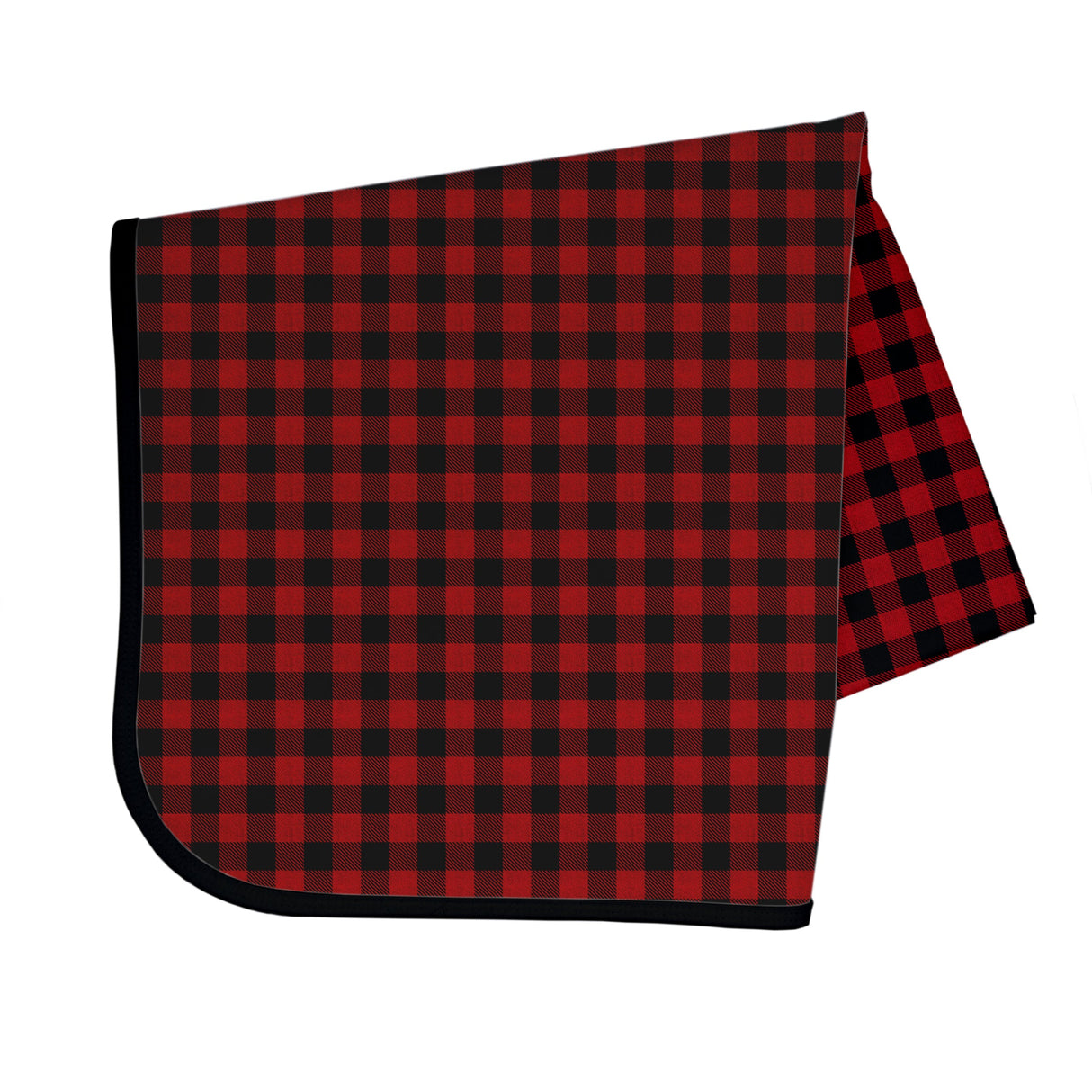 Red Buffalo Plaid Splash Mat - A Waterproof Catch-All for Highchair Spills and More! SALE from BapronBaby