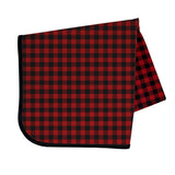 Red Buffalo Plaid Splash Mat - A Waterproof Catch-All for Highchair Spills and More! SALE from BapronBaby