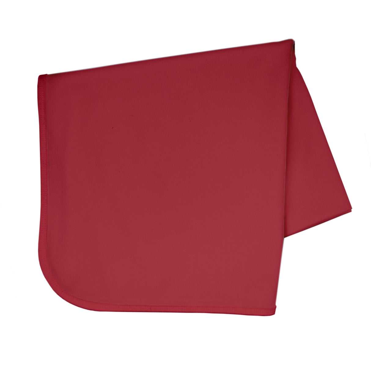 Solid Cranberry Minimalist Splash Mat - A Waterproof Catch-All for Highchair Spills and More! from BapronBaby