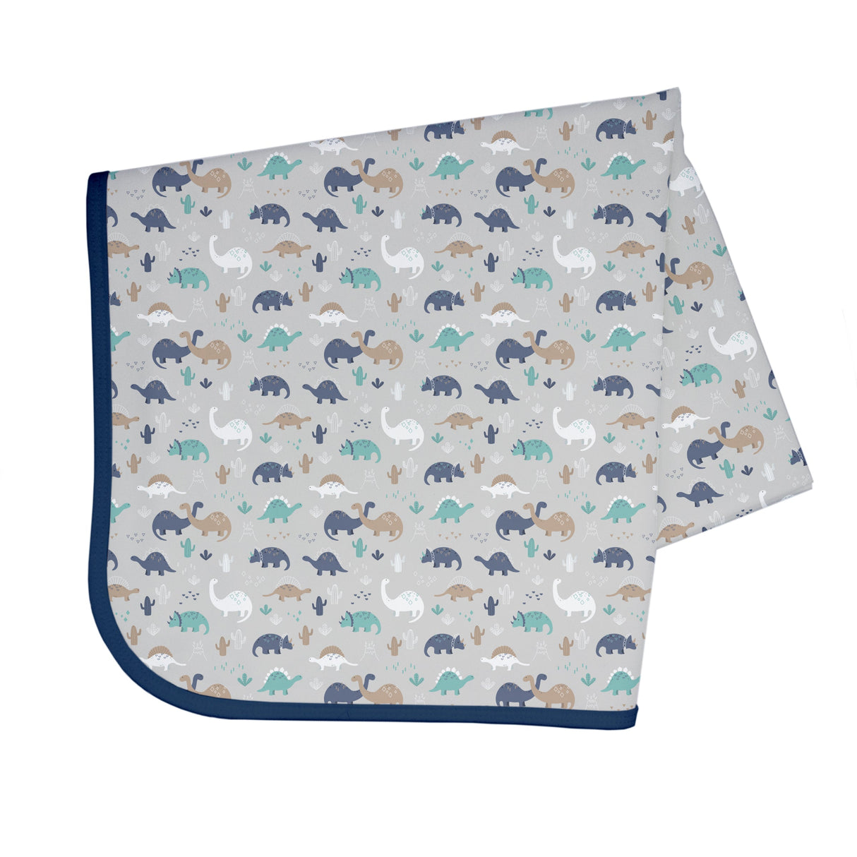 Desert Dinos Splash Mat - A Waterproof Catch-All for Highchair Spills and More! from BapronBaby