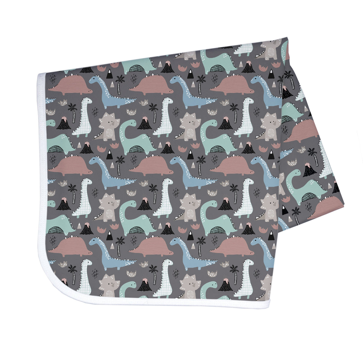 Dinosaur Drawing Splash Mat - A Waterproof Catch-All for Highchair Spills and More! SALE from BapronBaby