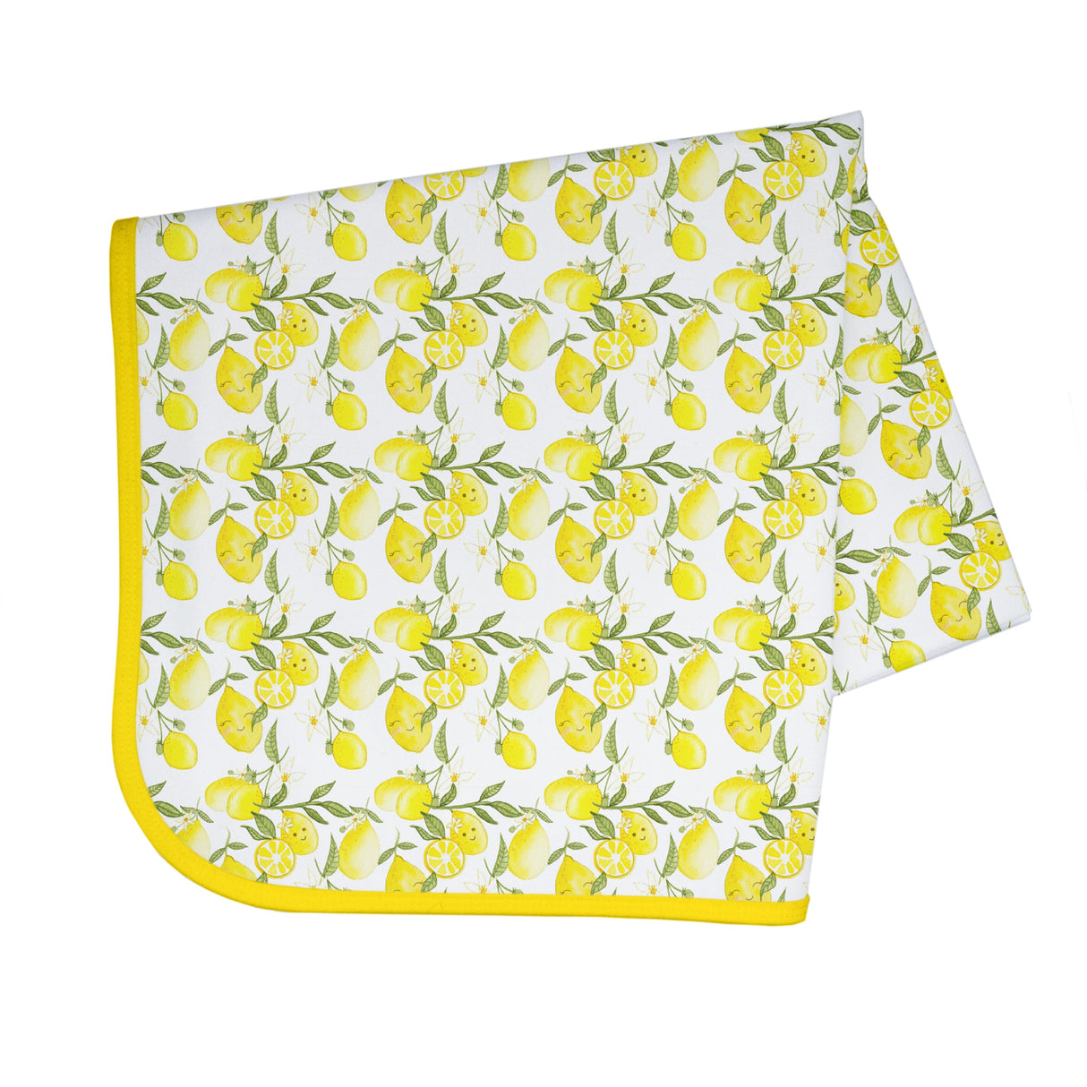 Fresh Lemon Splash Mat - A Waterproof Catch-All for Highchair Spills and More! from BapronBaby