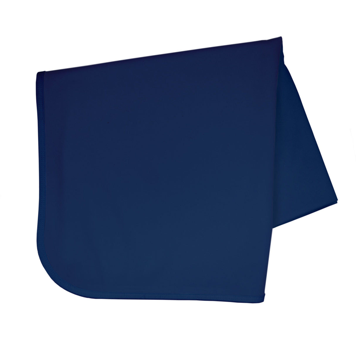 Solid Navy Minimalist Splash Mat - A Waterproof Catch-All for Highchair Spills and More! from BapronBaby