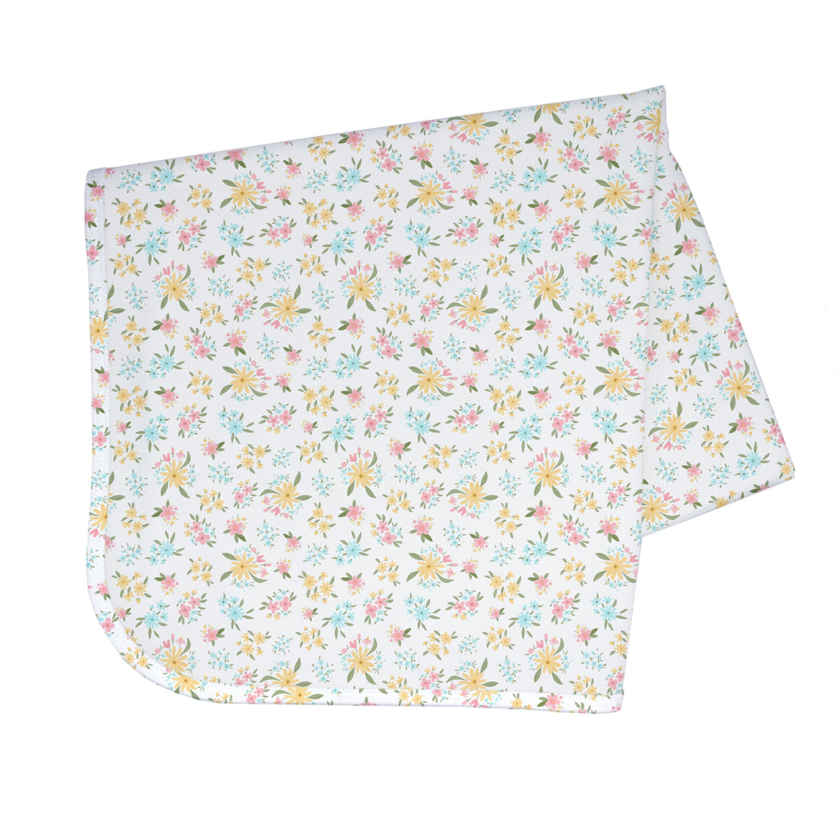 Pastel Floral Splash Mat - A Waterproof Catch-All for Highchair Spills and More! from BapronBaby