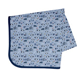 Be Brave - Police Patrol Splash Mat - A Waterproof Catch-All for Highchair Spills and More! from BapronBaby
