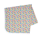 Rainbow Watercolor Floral Splash Mat - A Waterproof Catch-All for Highchair Spills and More! from BapronBaby