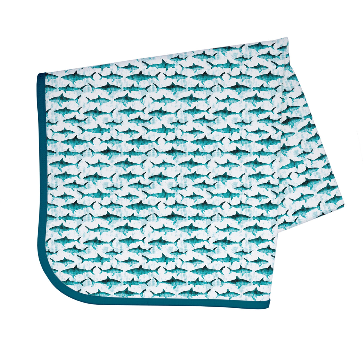 Shark Attack Splash Mat - A Waterproof Catch-All for Highchair Spills and More! from BapronBaby