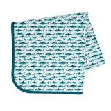Shark Attack Splash Mat - A Waterproof Catch-All for Highchair Spills and More! from BapronBaby