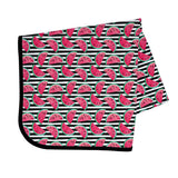 Summer Stripes - Watermelon - Splash Mat - A Waterproof Catch-All for Highchair Spills and More! from BapronBaby