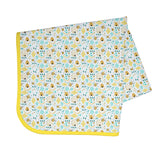 Busy Bees Splash Mat - A Waterproof Catch-All for Highchair Spills and More! from BapronBaby