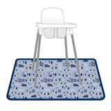 Be Brave - Police Patrol Splash Mat - A Waterproof Catch-All for Highchair Spills and More! from BapronBaby