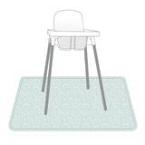 Dino Friends - Sage Splash Mat - A Waterproof Catch-All for Highchair Spills and More! from BapronBaby