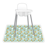 Cookies & Milk Splash Mat - A Waterproof Catch-All for Highchair Spills and More! from BapronBaby