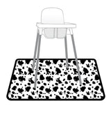 Cowhide Splash Mat - A Waterproof Catch-All for Highchair Spills and More! from BapronBaby