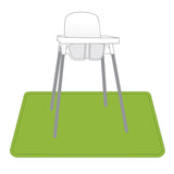 Solid Ribbit Minimalist Splash Mat - A Waterproof Catch-All for Highchair Spills and More! SALE from BapronBaby