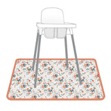 Vintage Rose Splash Mat - A Waterproof Catch-All for Highchair Spills and More! from BapronBaby