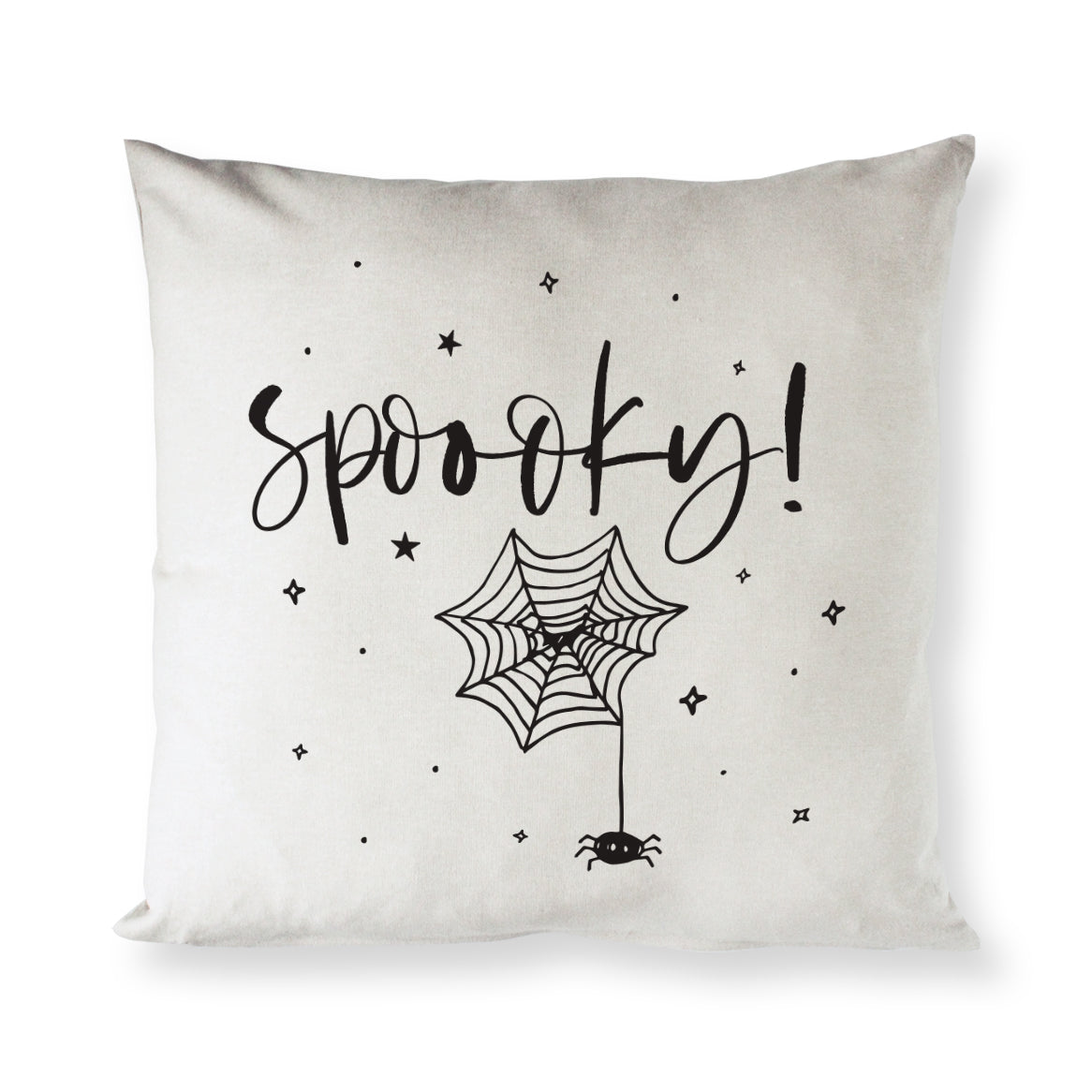 Spooky! Cotton Canvas Halloween Pillow Cover from The Cotton & Canvas Co.