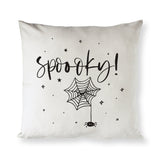 Spooky! Cotton Canvas Halloween Pillow Cover from The Cotton & Canvas Co.