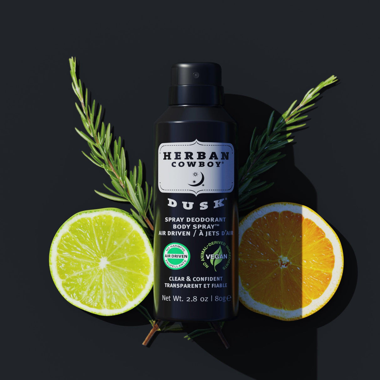 Dusk Spray Deodorant From Herban Cowboy