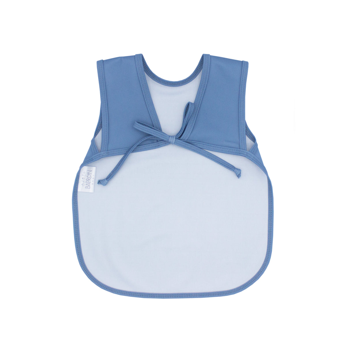 Solid Dusty Blue Minimalist Bapron from BapronBaby