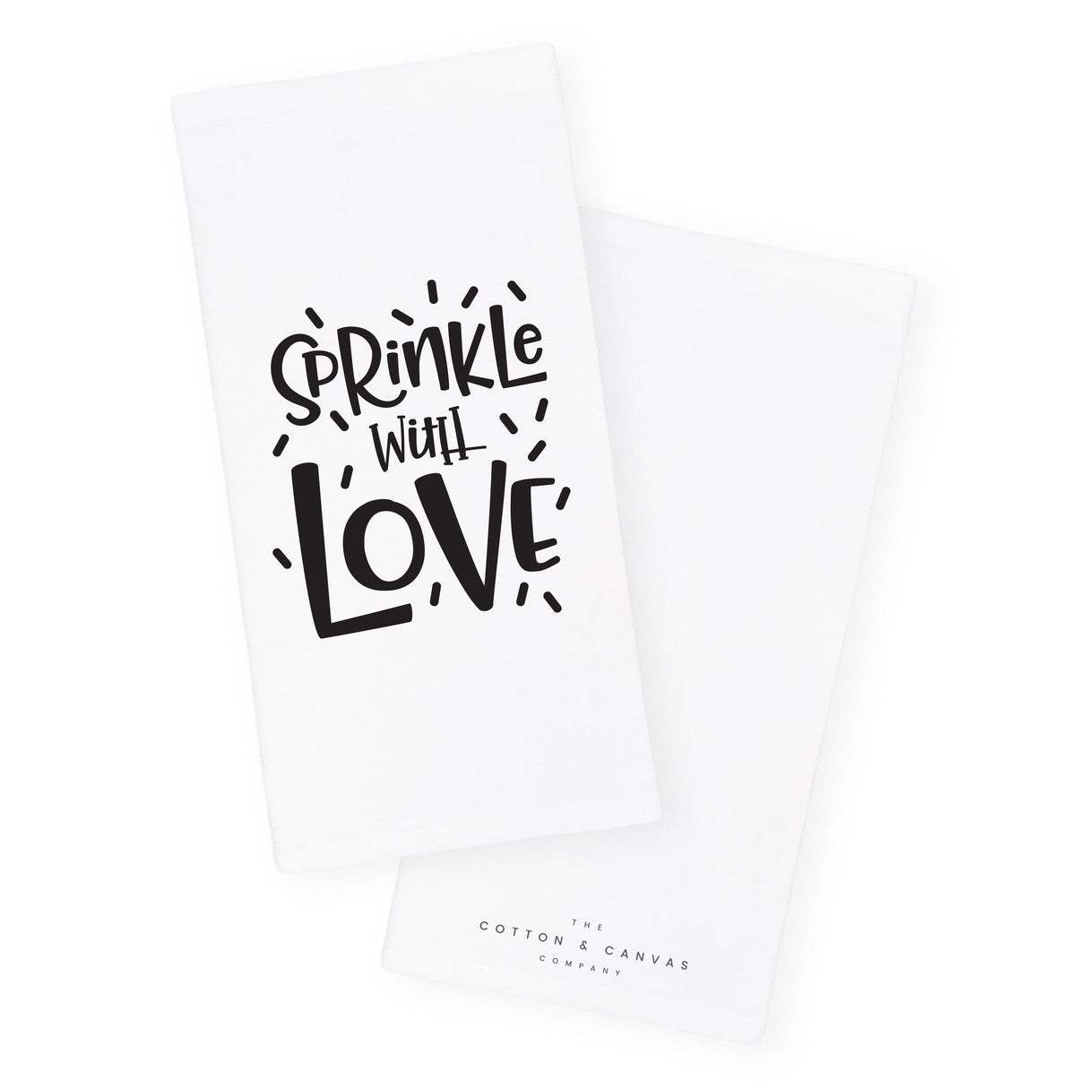 Sprinkle With Love Kitchen Tea Towel from The Cotton & Canvas Co.