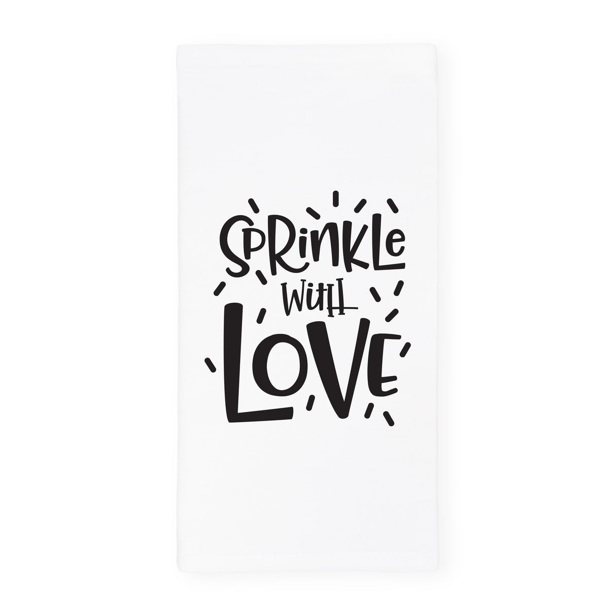 Sprinkle With Love Kitchen Tea Towel from The Cotton & Canvas Co.
