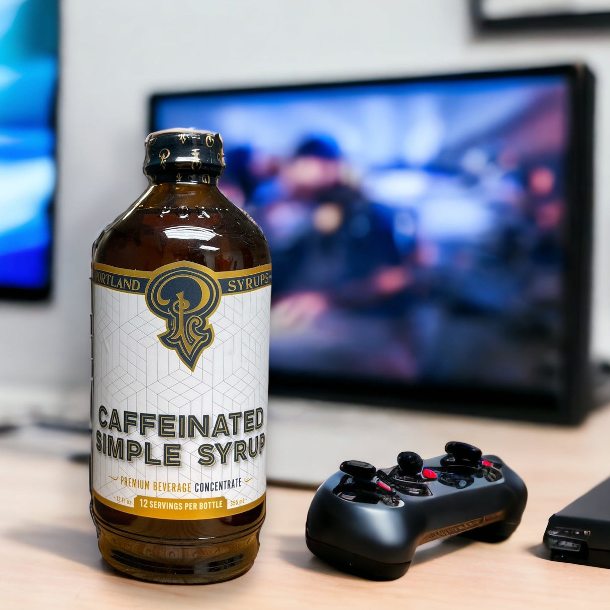 Caffeinated Simple Syrup two-pack from Portland Syrups