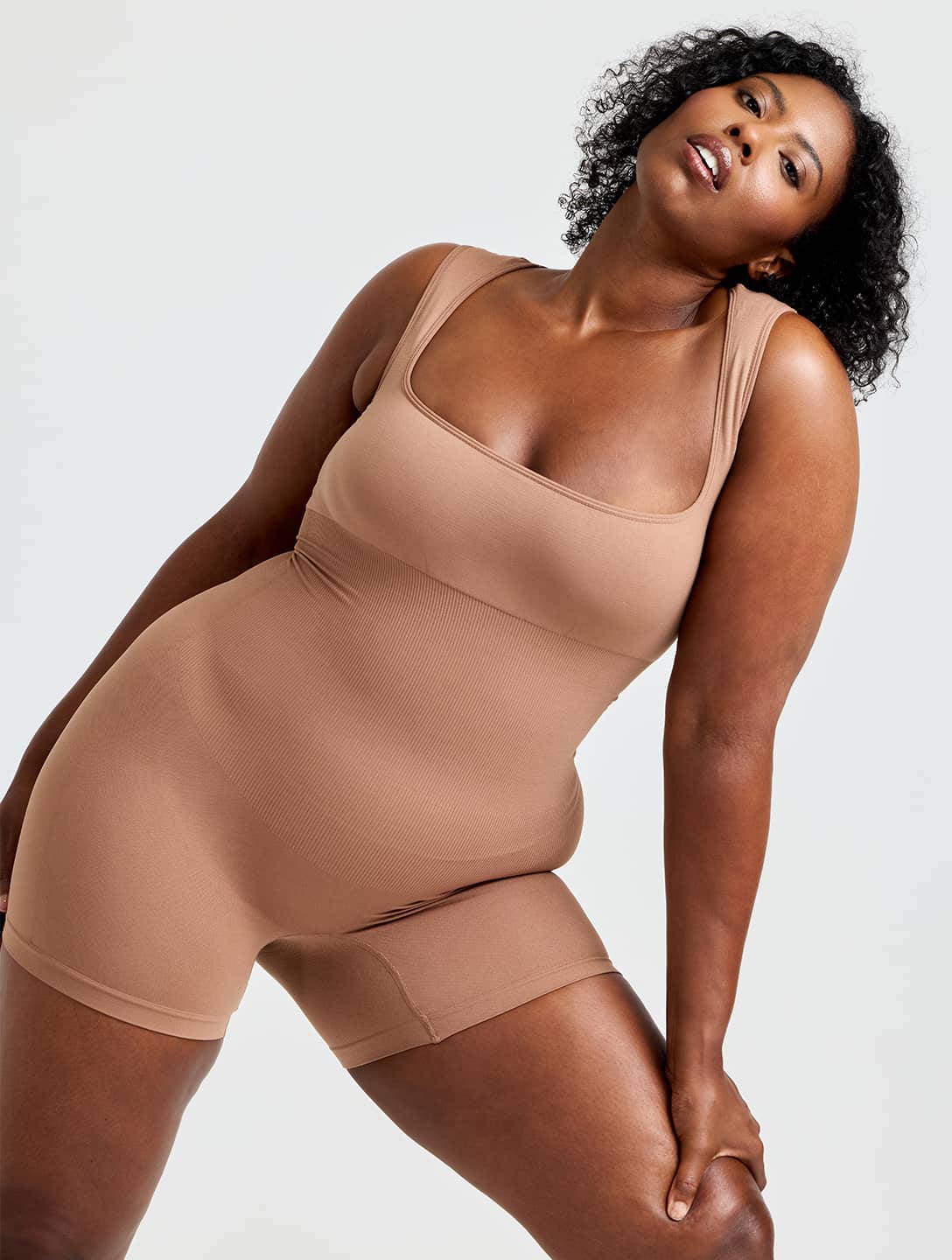Square Neck Shapewear Jumpsuit from HeyShape