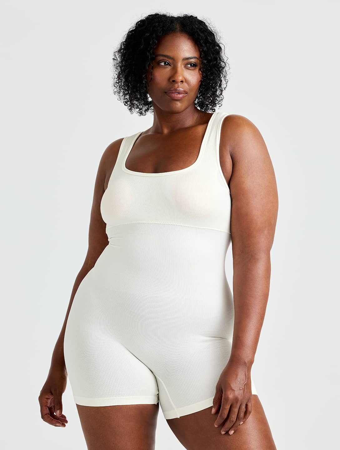 Square Neck Shapewear Jumpsuit from HeyShape