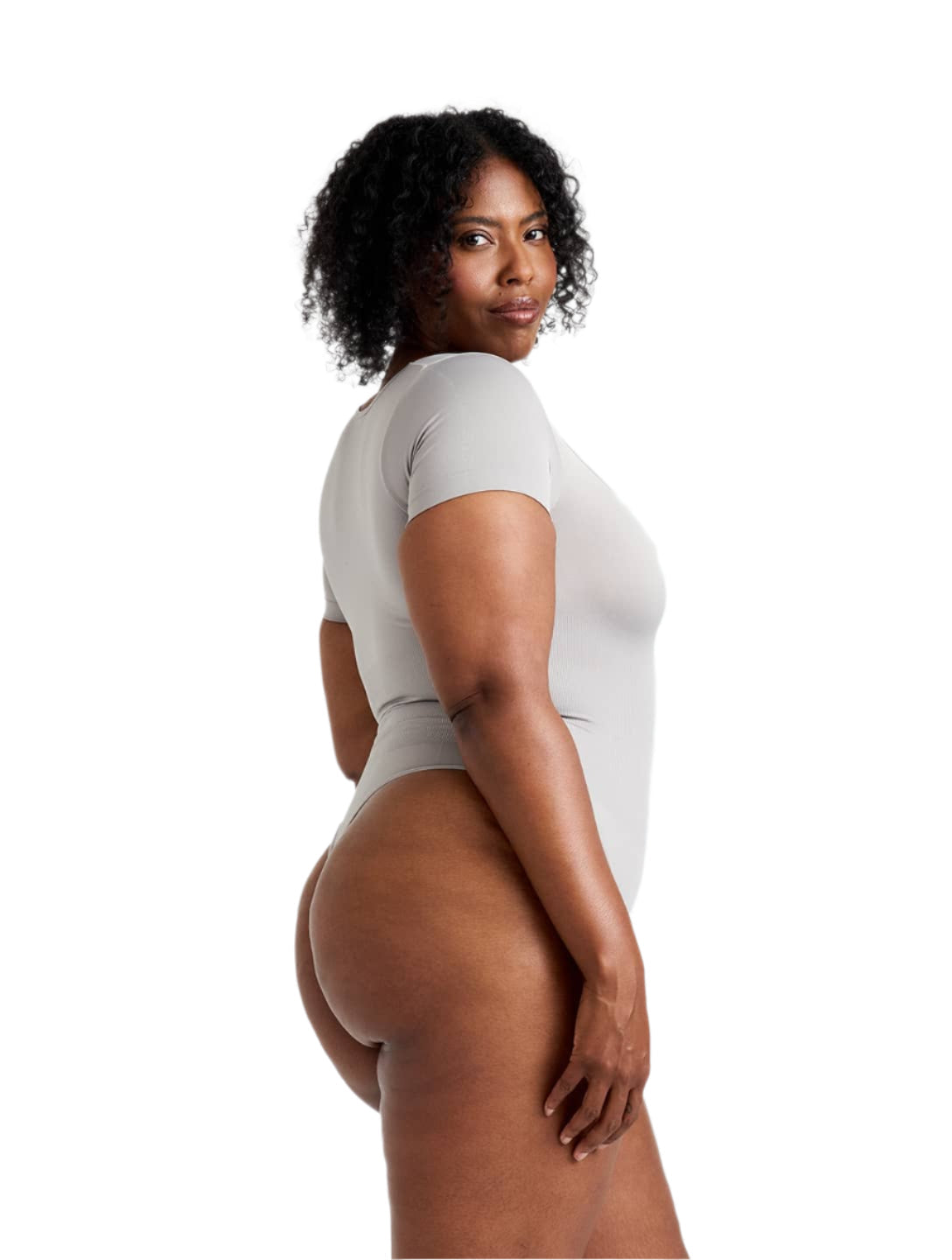 Square Neck Thong Bodysuit from HeyShape