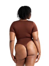Square Neck Thong Bodysuit from HeyShape