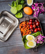 Stainless Steel Lunch Box, 3 Compartment Leak Proof, 24 Oz from ecozoi