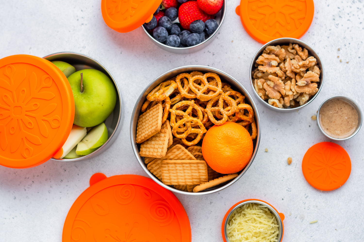 Stainless Steel Lunch Box, 6 Pc Set, Leak Proof, 78 Oz from ecozoi