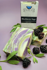 Standard Soap - Blackberry Sage from Evolve Botanica