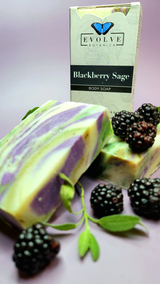 Standard Soap - Blackberry Sage from Evolve Botanica