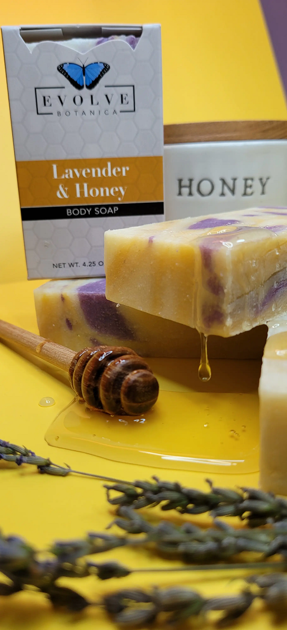 Standard Soap - Lavender & Honey from Evolve Botanica