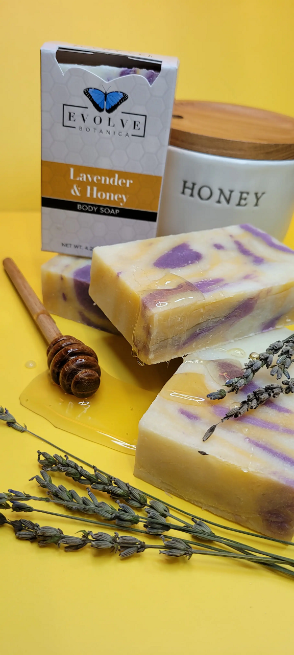 Standard Soap - Lavender & Honey from Evolve Botanica