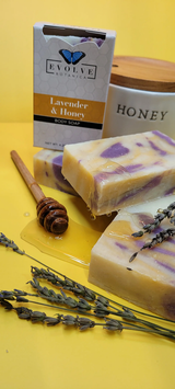 Standard Soap - Lavender & Honey from Evolve Botanica